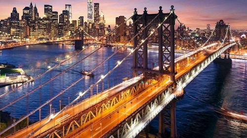 New York scenic night