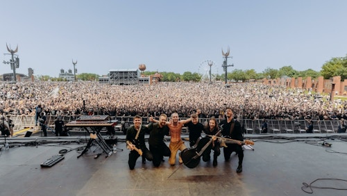 Leprous Mainstage Hellfest photo by Nidhal Marzouk