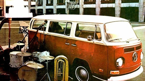 VW buss instrumenter